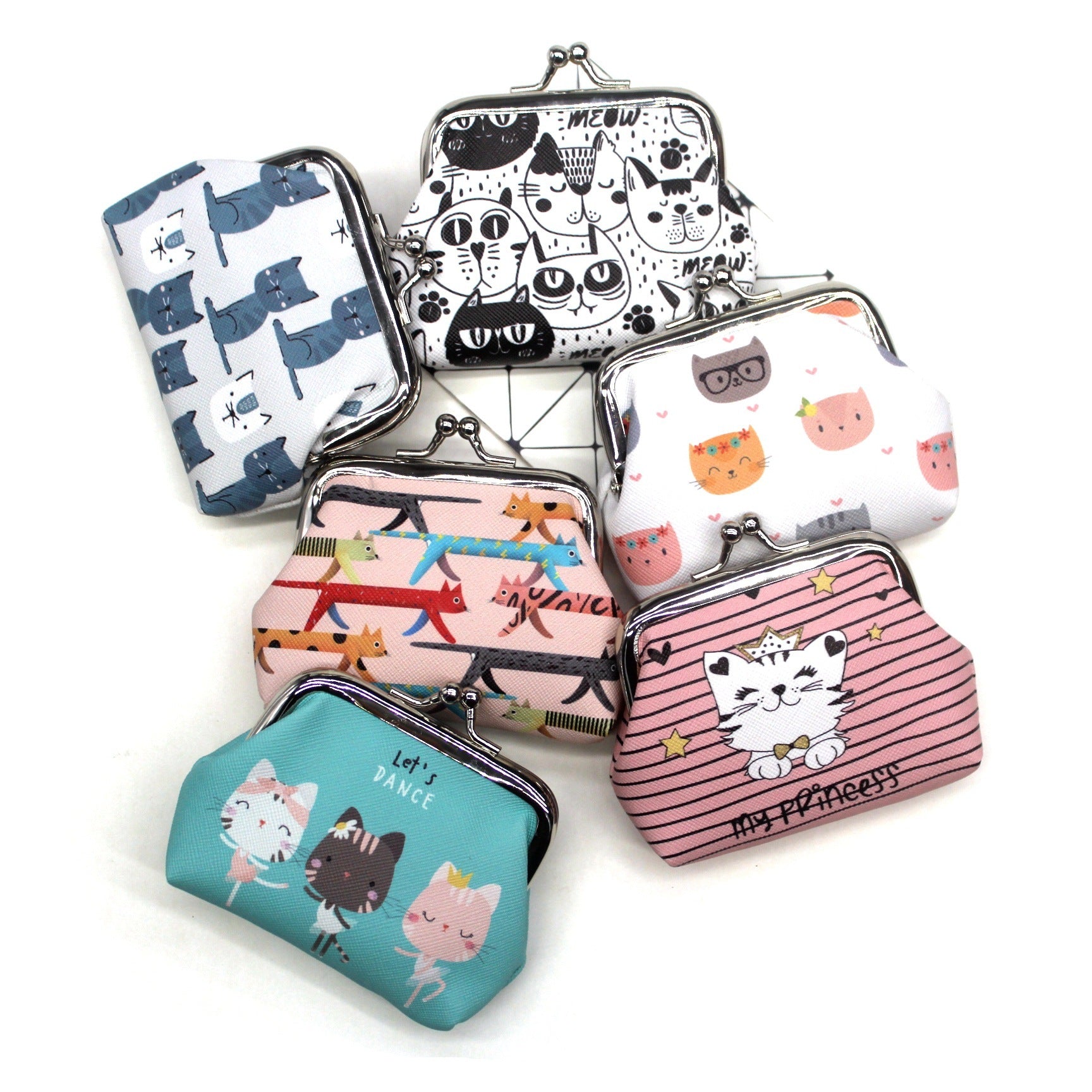 Cat print coin purse - PryTheory