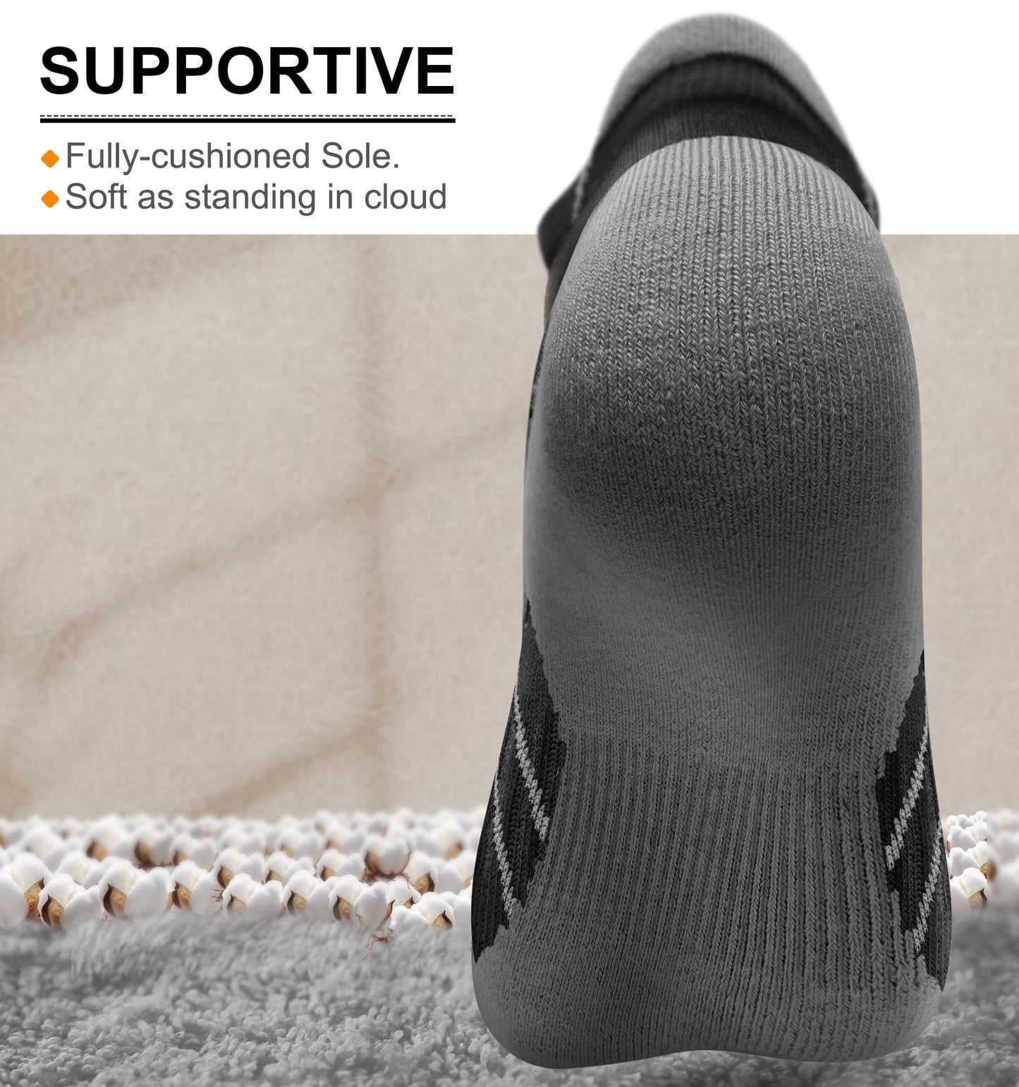 *KEMISANT (6 Pairs)-Arch Compression Support