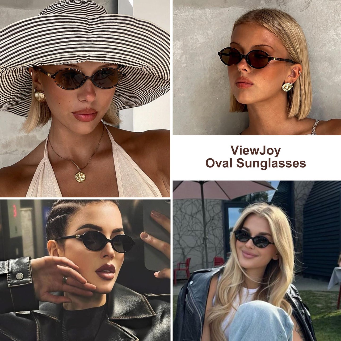 Retro Oval Sunglasses