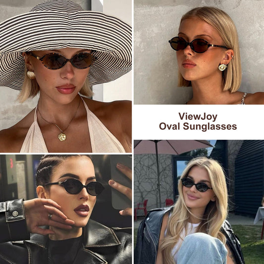 Retro Oval Sunglasses