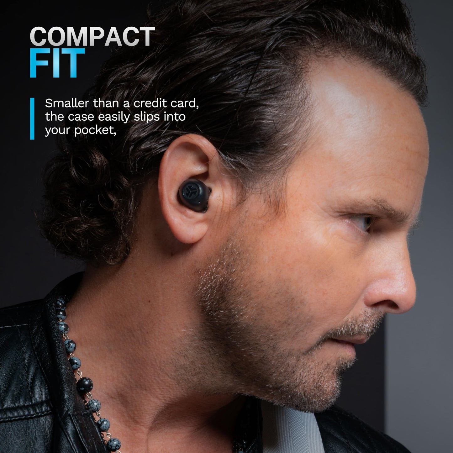 JLab Go Pop ANC True Wireless Earbuds & Charging Case.