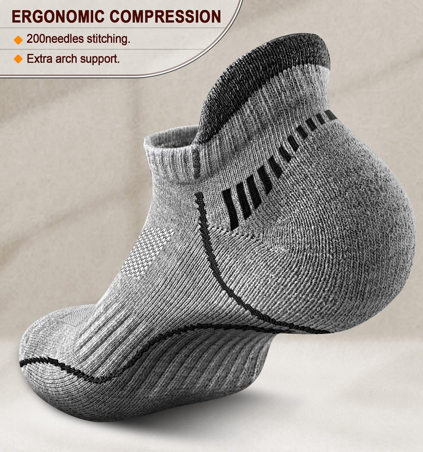 *KEMISANT (6 Pairs)-Arch Compression Support