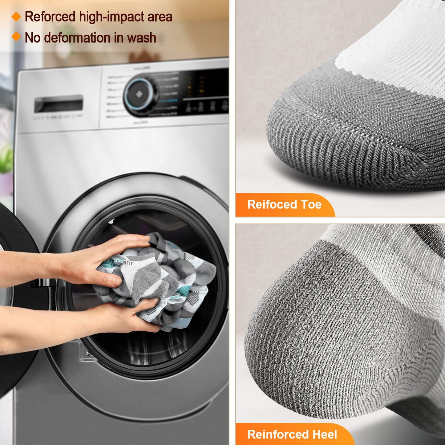 *KEMISANT (6 Pairs)-Arch Compression Support