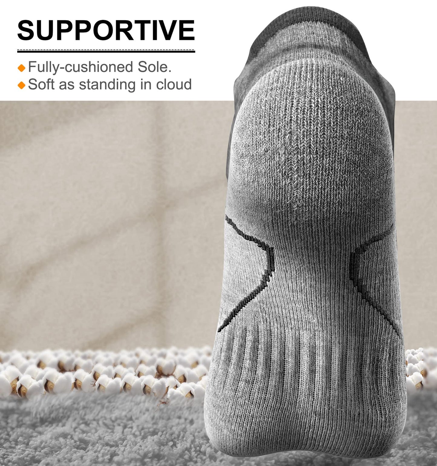 *KEMISANT (6 Pairs)-Arch Compression Support