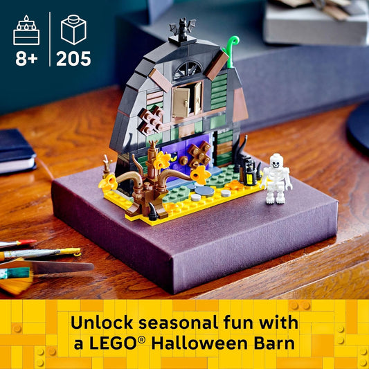 LEGO Halloween Barn Building