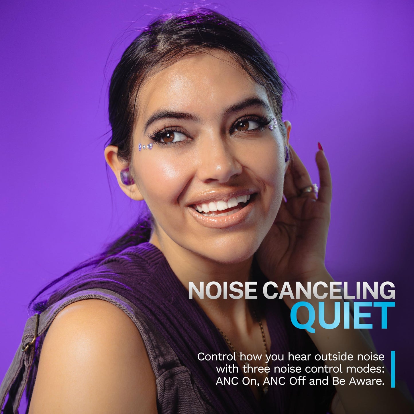 JLab Go Pop ANC True Wireless Earbuds & Charging Case.