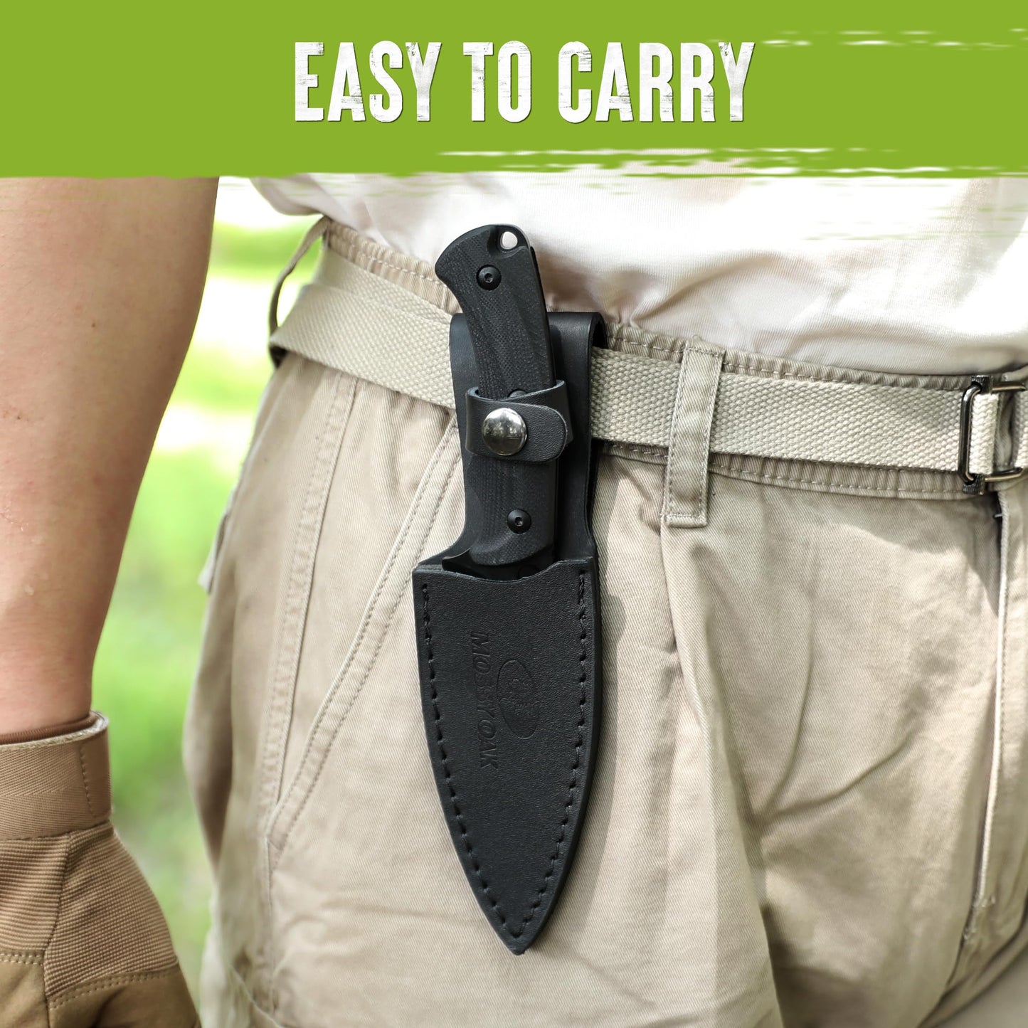 MOSSY OAK 8.5-inch FULL-TANG FIXED BLADE KNIFE