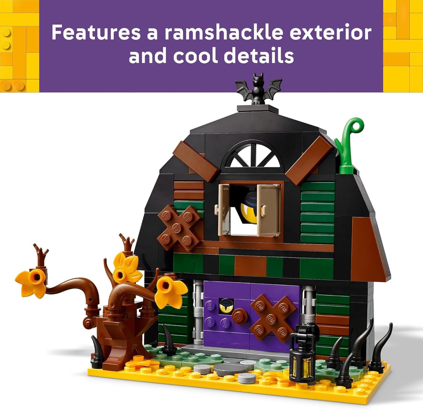 LEGO Halloween Barn Building