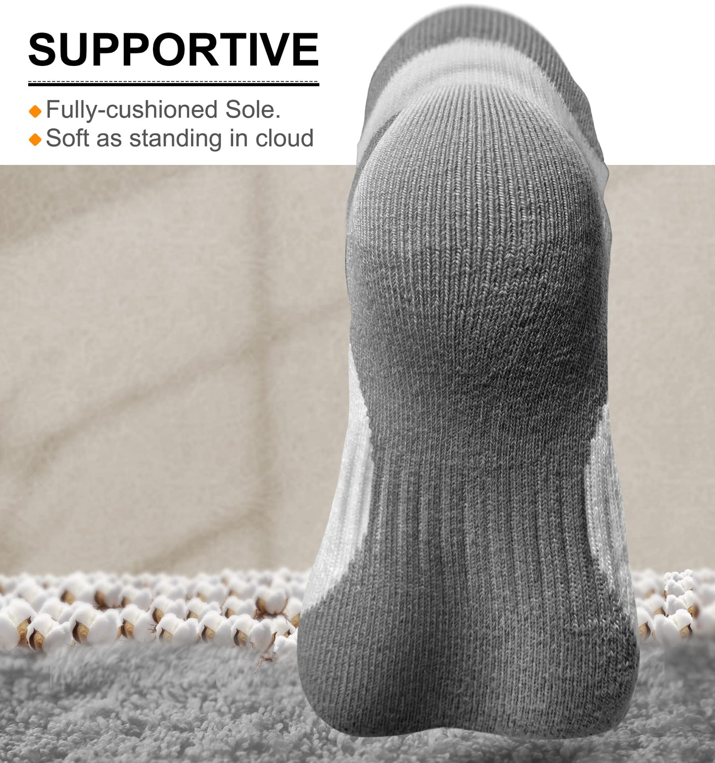 *KEMISANT (6 Pairs)-Arch Compression Support