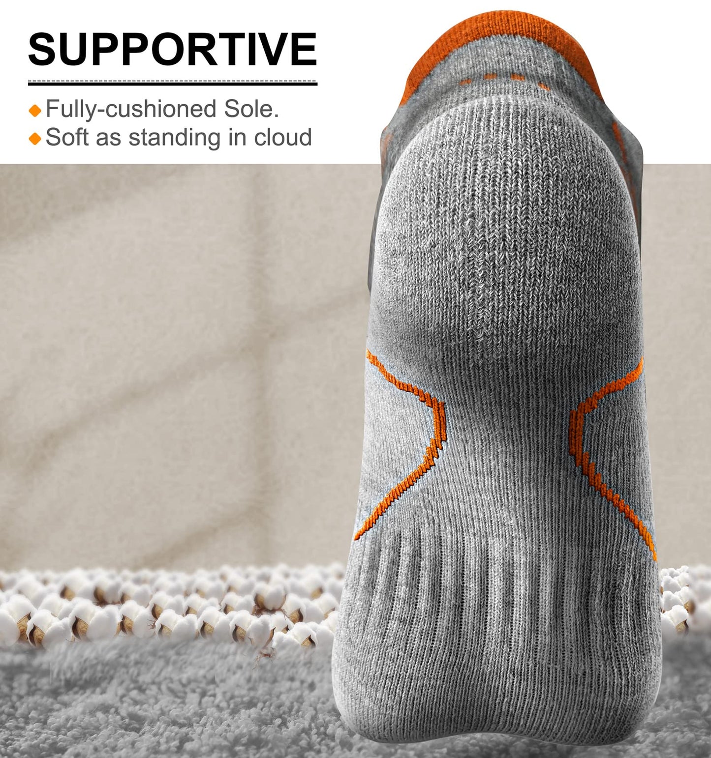 *KEMISANT (6 Pairs)-Arch Compression Support