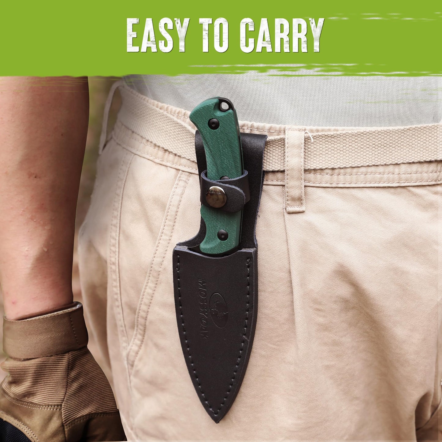 MOSSY OAK 8.5-inch FULL-TANG FIXED BLADE KNIFE