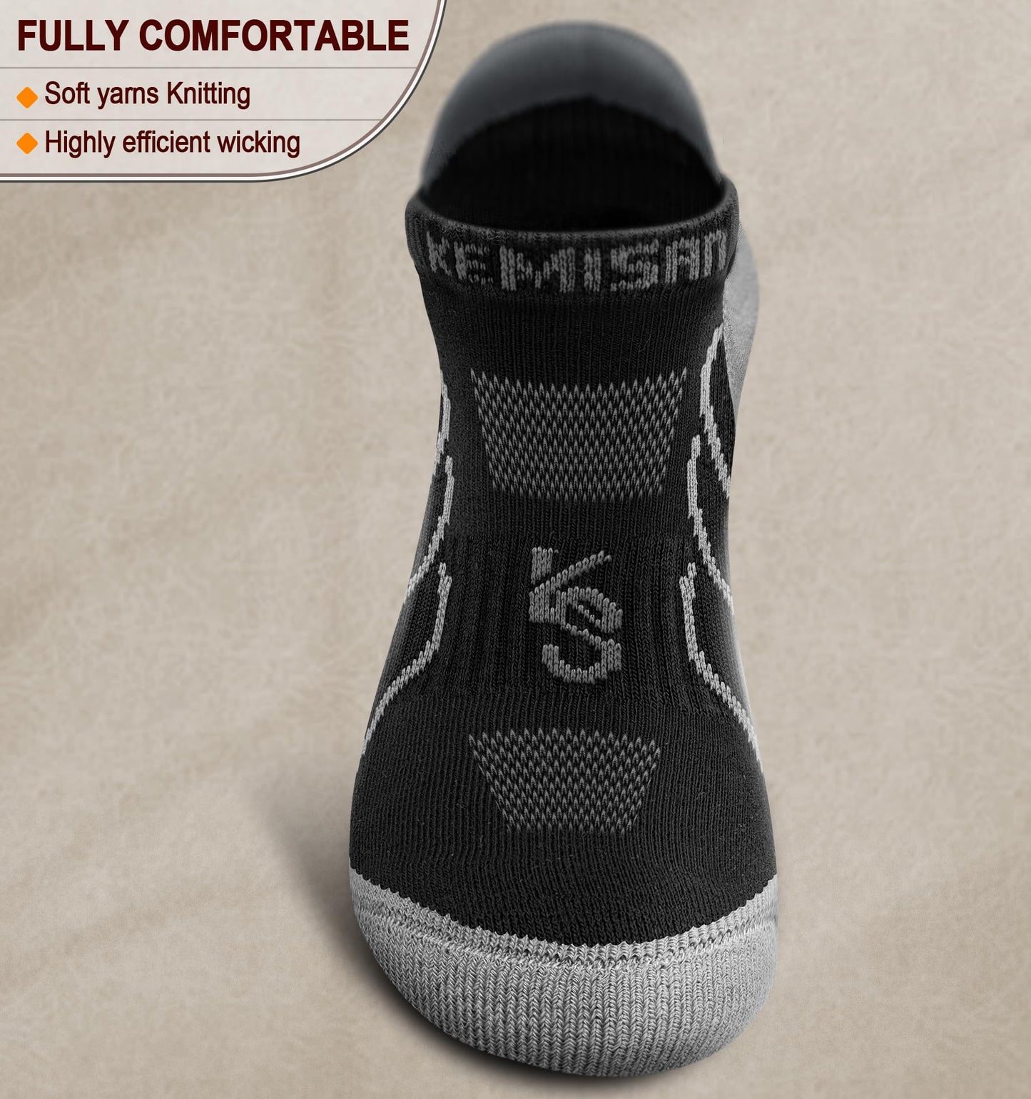 *KEMISANT (6 Pairs)-Arch Compression Support