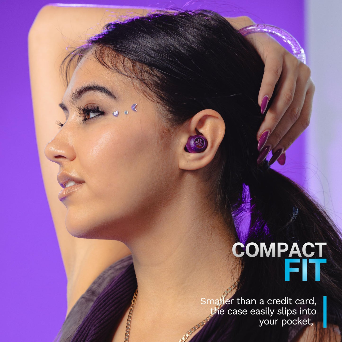 JLab Go Pop ANC True Wireless Earbuds & Charging Case.
