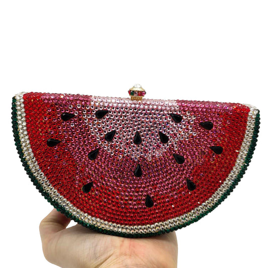 Dinner Party Pack Watermelon Flat Bottom Drill Banquet Pack Hand Hold Bag - PryTheory
