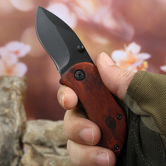 STAINLESS STEEL FOLDING KEYCHAIN KNIFE