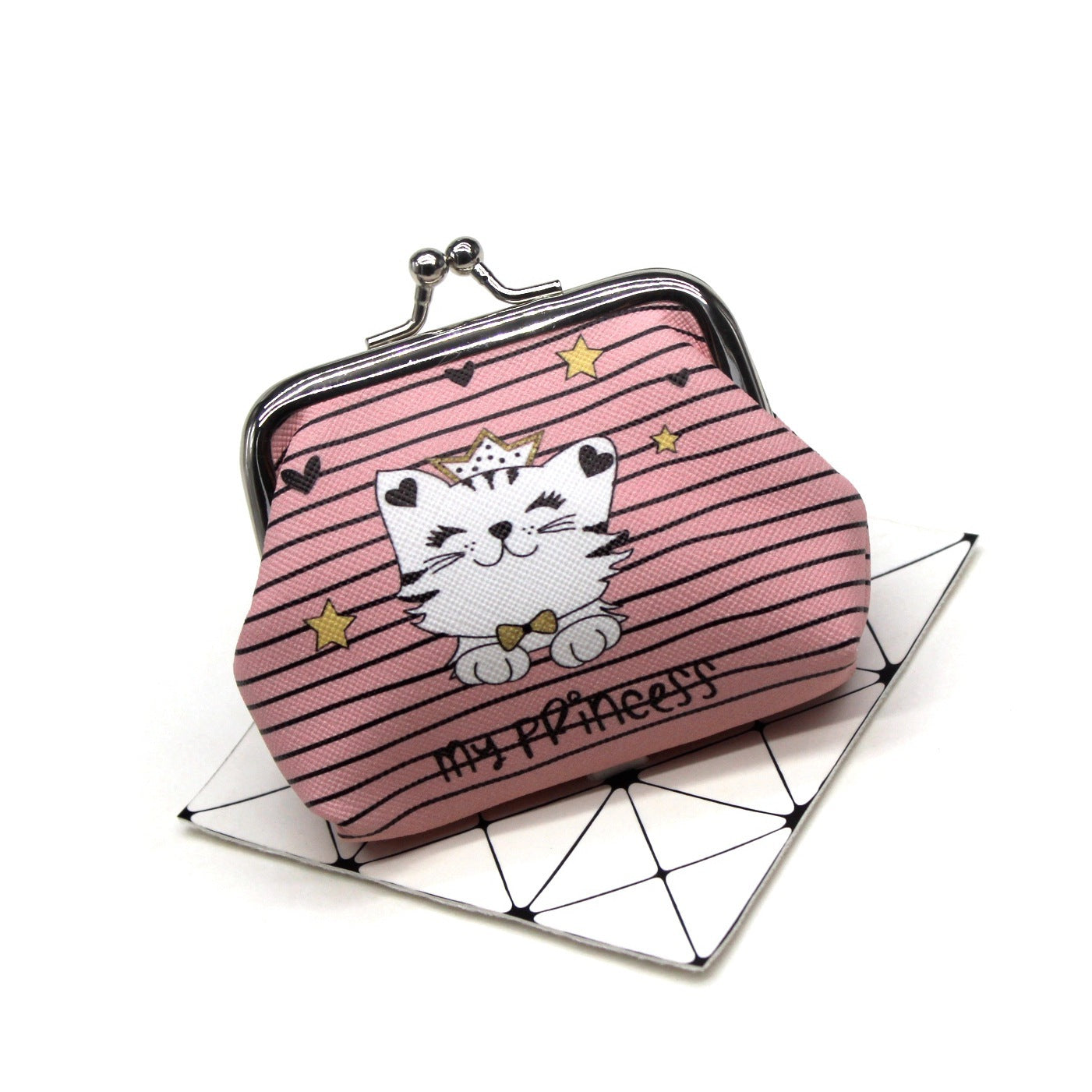 Cat print coin purse - PryTheory
