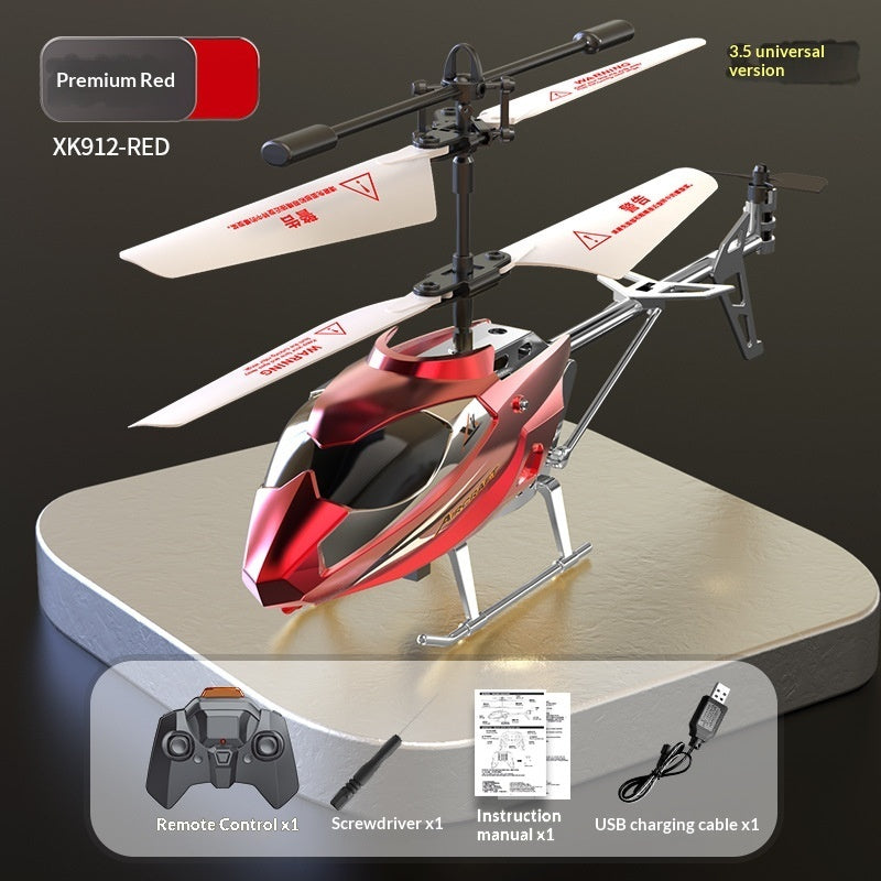 Mini Helicopter 35 Channel Crash-Resistant Remote Control  Pocket Fingertip Flyer Model Kids Toy Plane