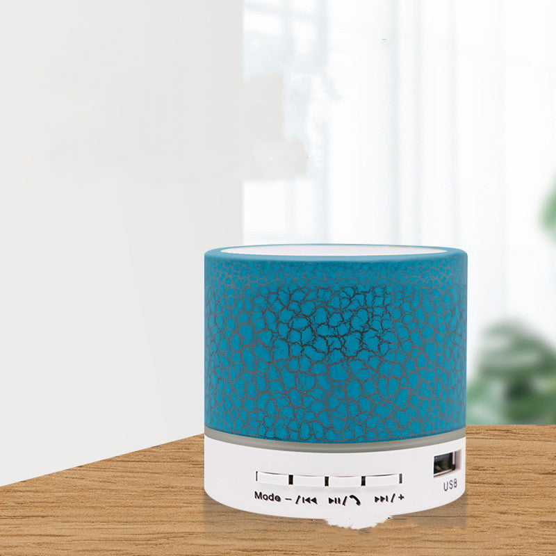 Mini Wireless Bluetooth Speaker Loudspeaker Colorful Light Crack Sound Audio Portable Subwoofer Support TF Card MP3 Player - PryTheory