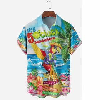 Short Sleeve Men's Casual All-matching Shirt - PryTheory