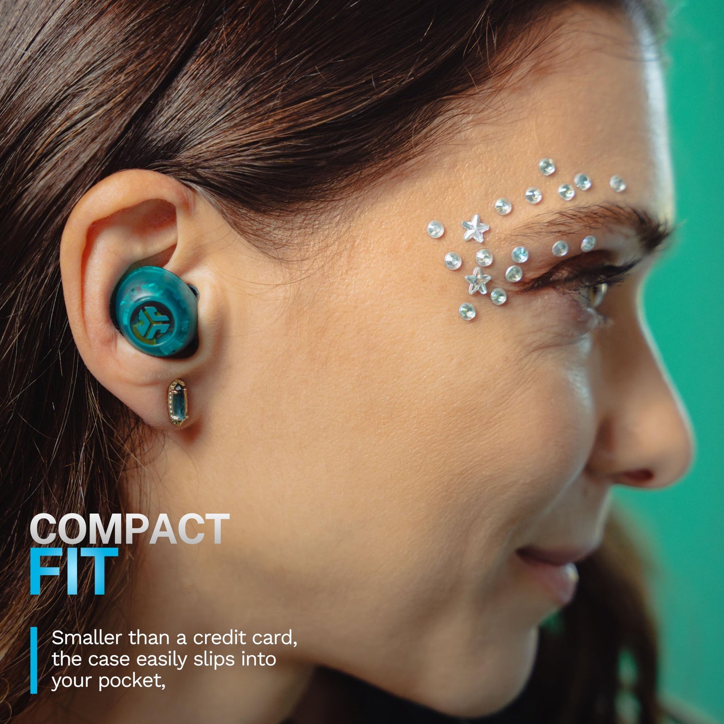 JLab Go Pop ANC True Wireless Earbuds & Charging Case.