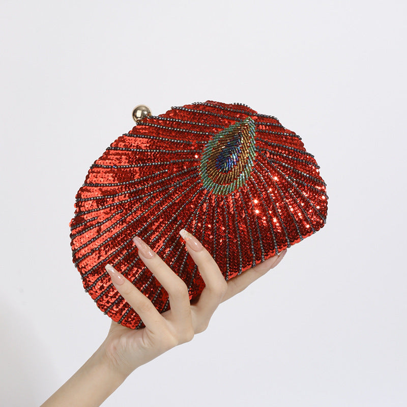 Beaded One-shoulder Crossbody Chain Handbag. - PryTheory