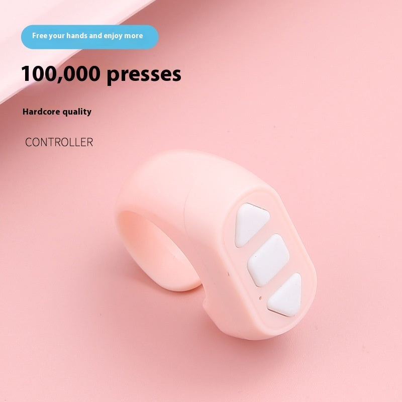 Ring Bluetooth Remote Control Lazy People Brush Magic Tool