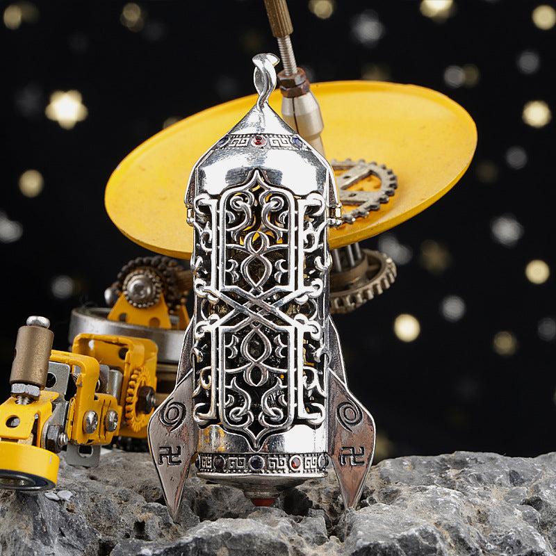 S925 Silver-Spaceman Necklace. - PryTheory