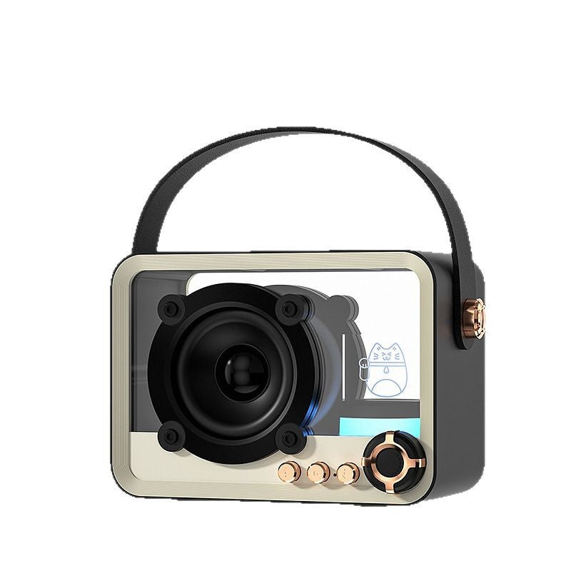 Glass Bluetooth Speaker Portable Mini Outdoor USB Charging - PryTheory