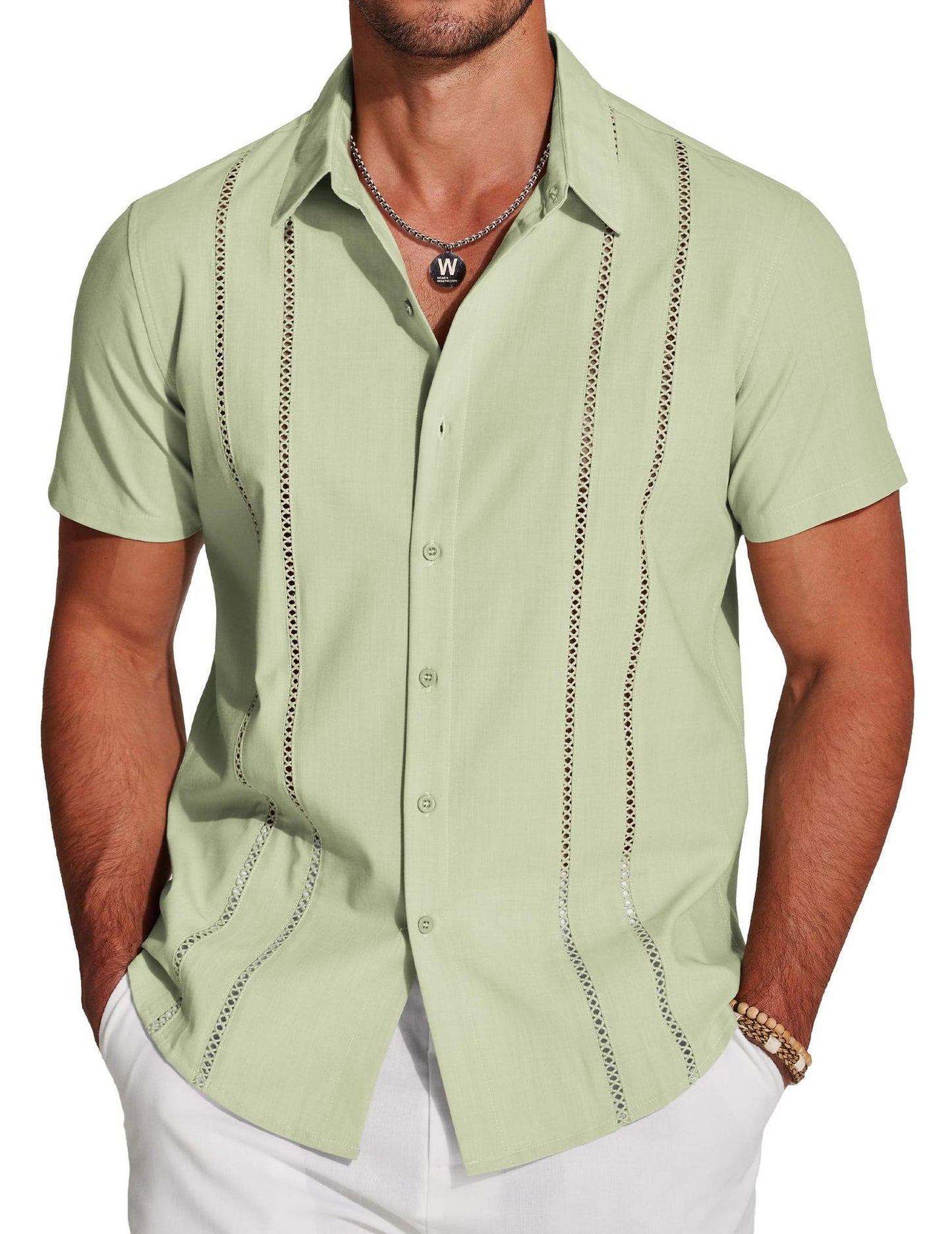 Men's Shirt Hawaiian Short Sleeve Shirt 3D Digital Print Holiday Printing - PryTheory
