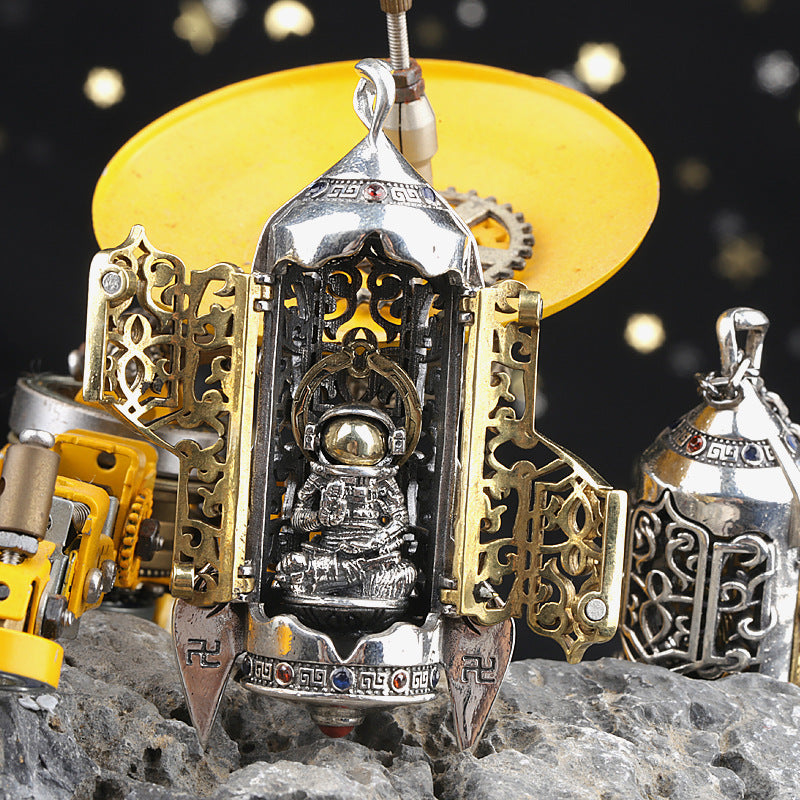S925 Silver-Spaceman Necklace. - PryTheory