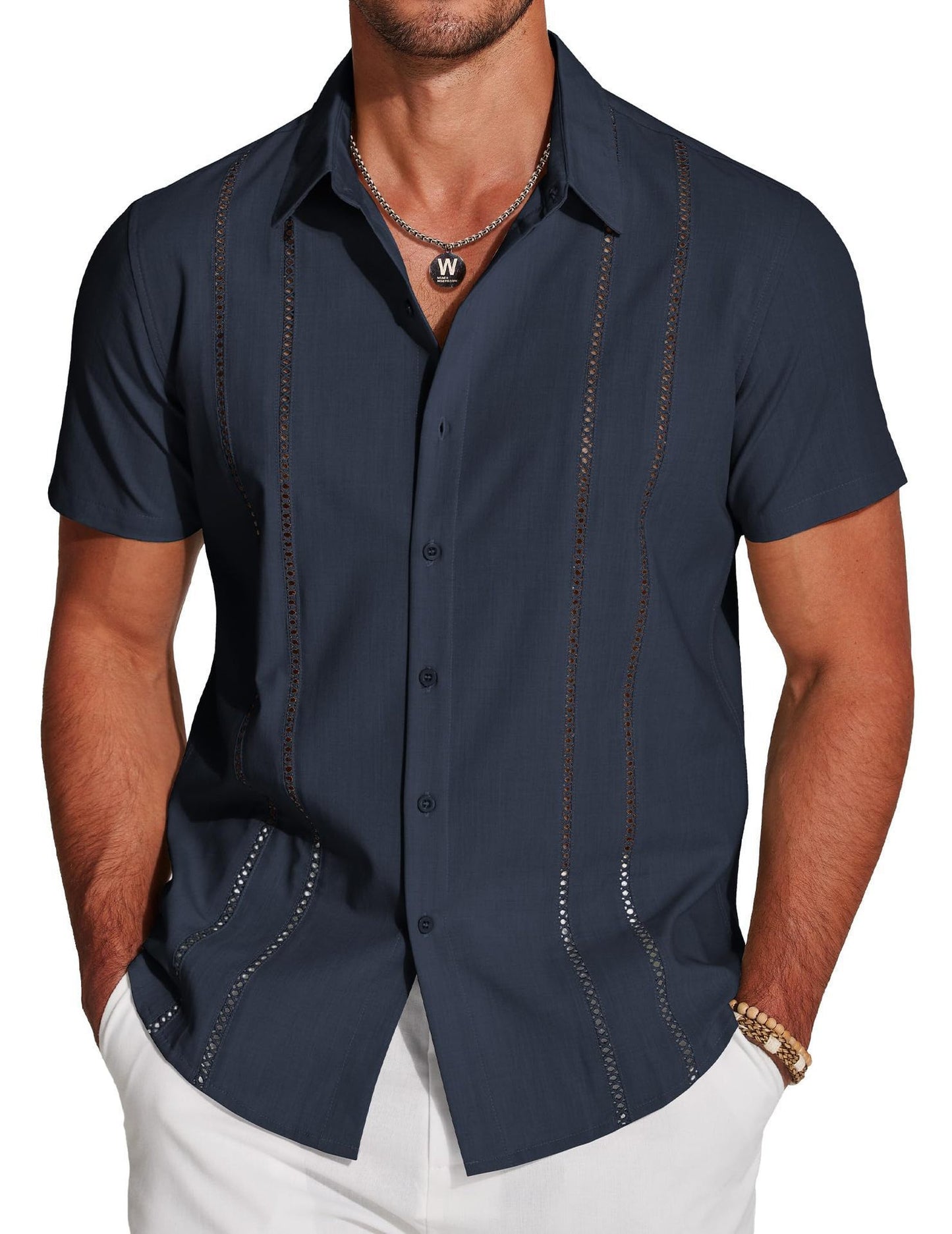 Men's Shirt Hawaiian Short Sleeve Shirt 3D Digital Print Holiday Printing - PryTheory