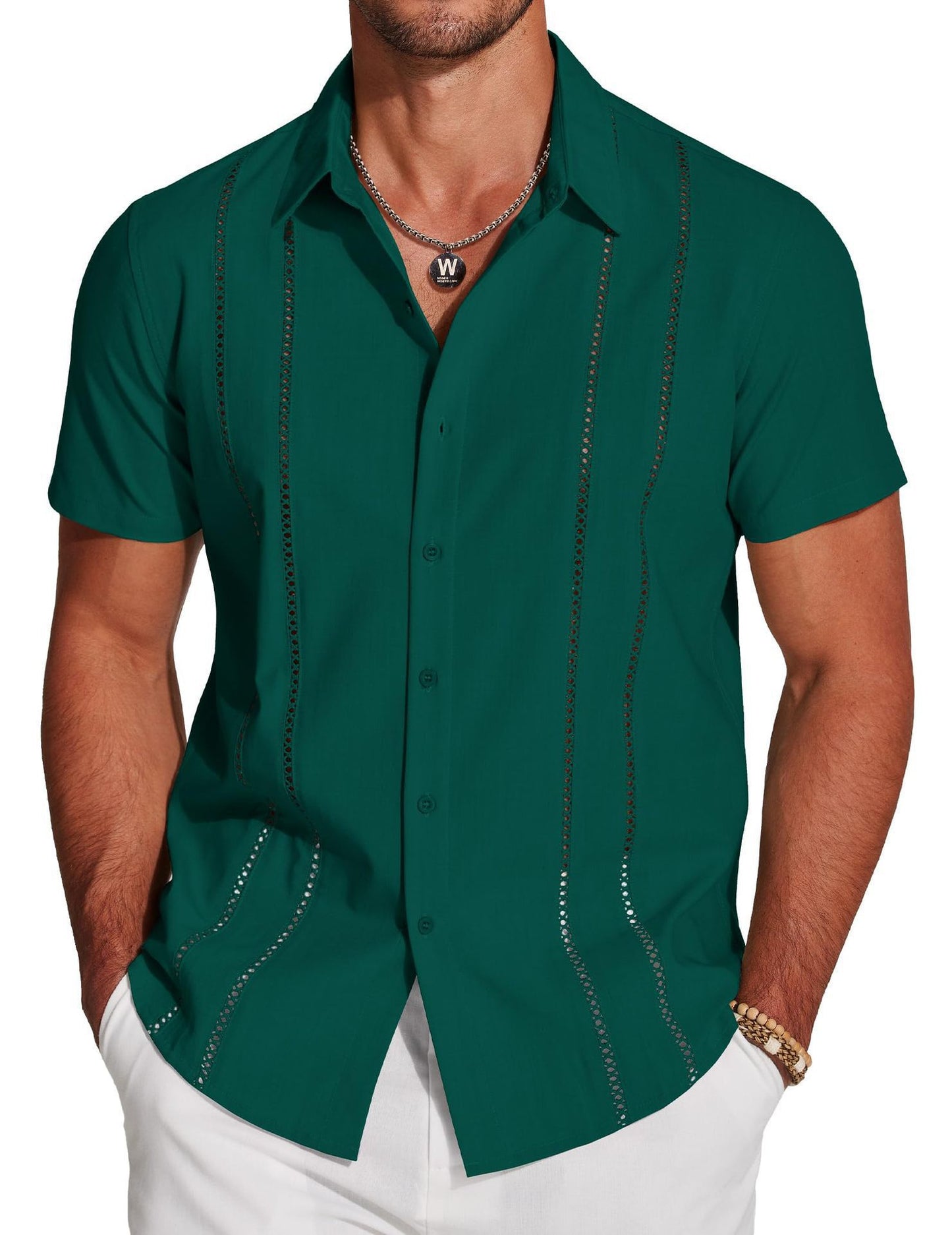Men's Shirt Hawaiian Short Sleeve Shirt 3D Digital Print Holiday Printing - PryTheory