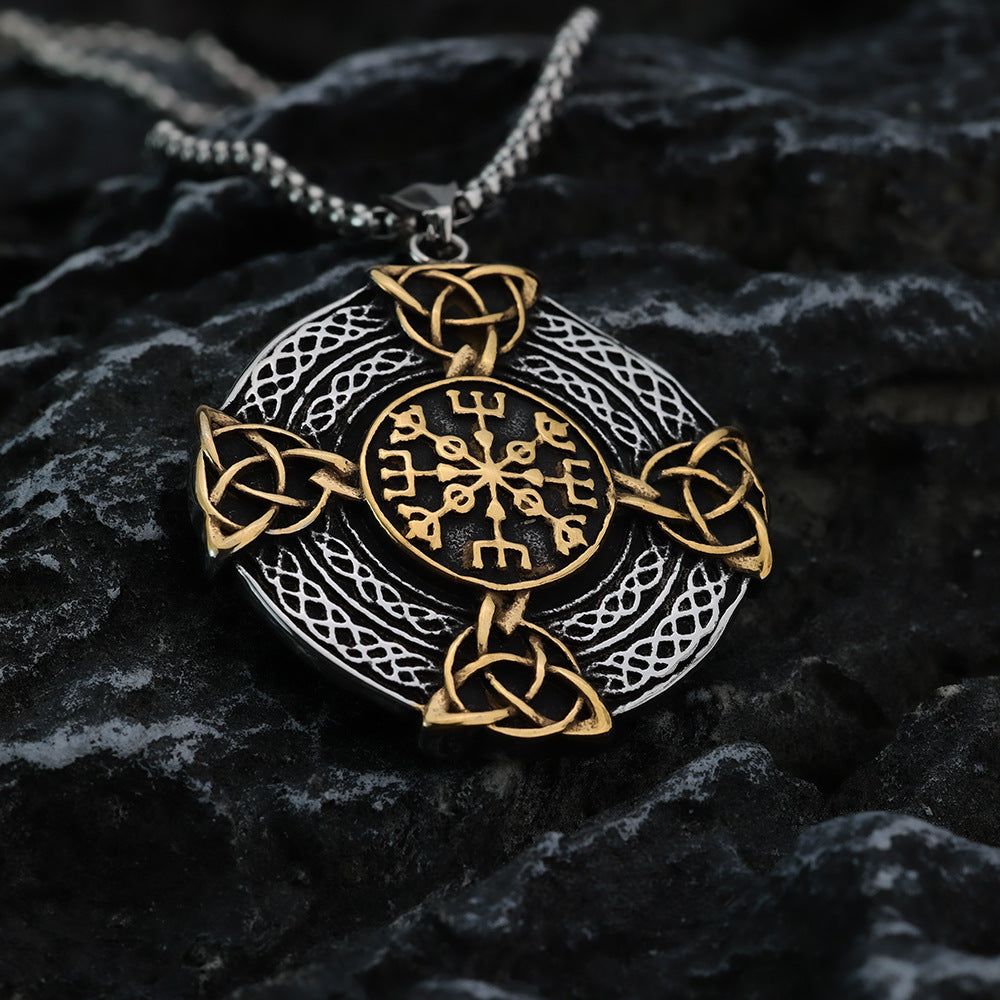 Cross Celtic Knot Symbol Necklace - PryTheory