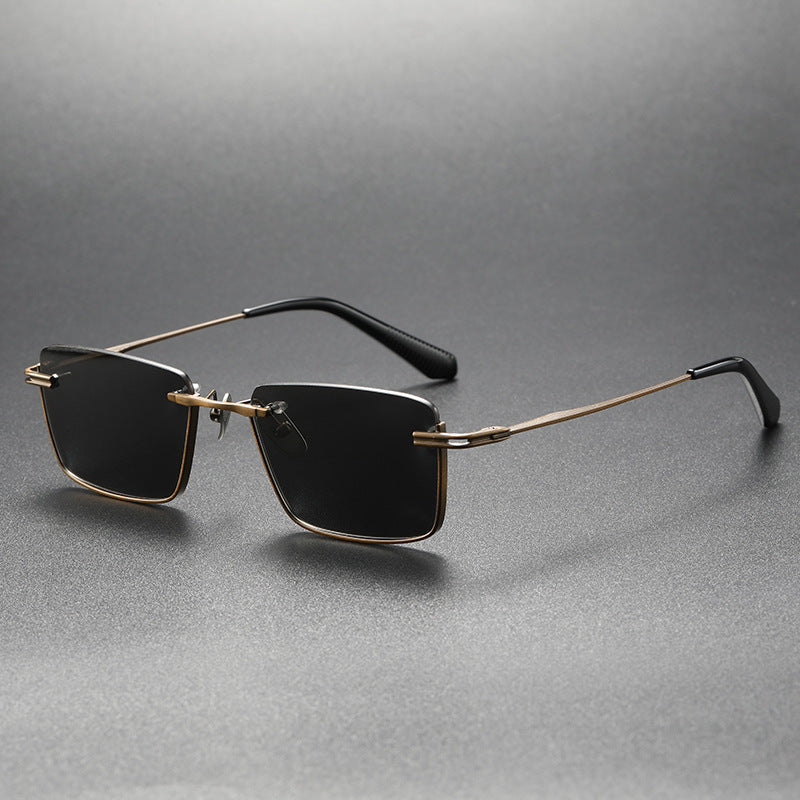 UV-proof Pure Titanium DTX416 With Myopic Glasses Option Fashionable Polarized Sunglasses For Women - PryTheory