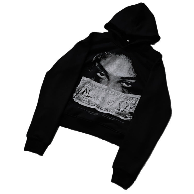 Personalized Dark Printed Hoodie
