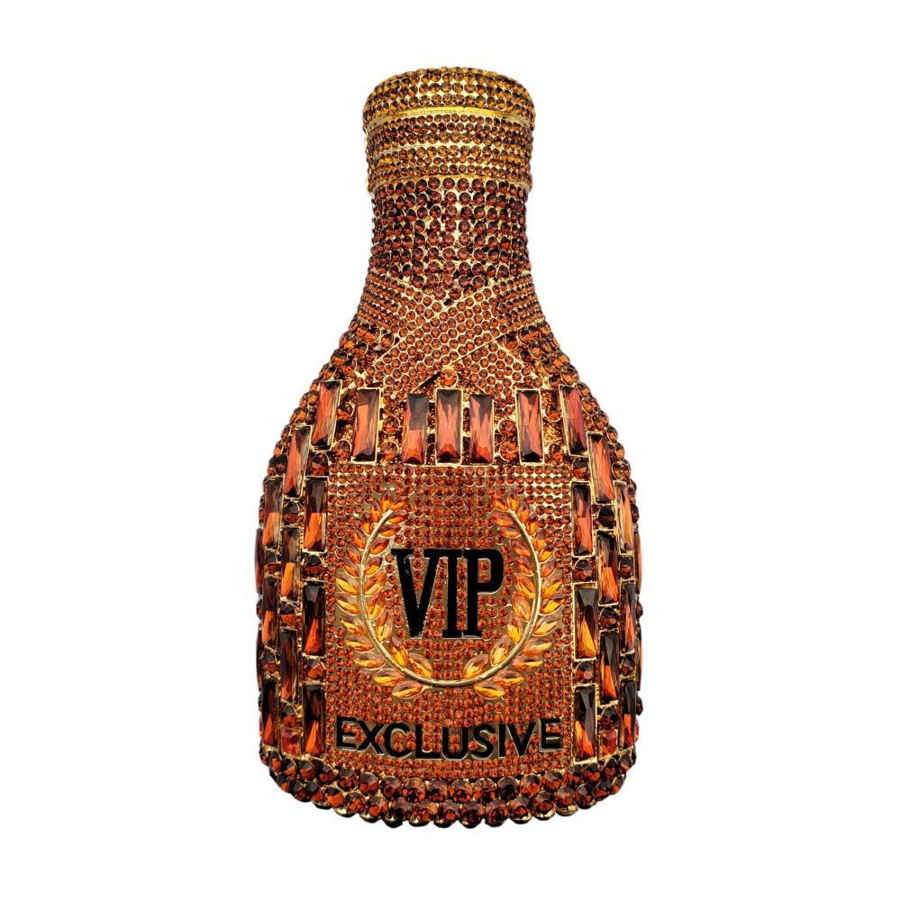 Champagne Bottle Diamond Hand Holding Dinner Bag - PryTheory