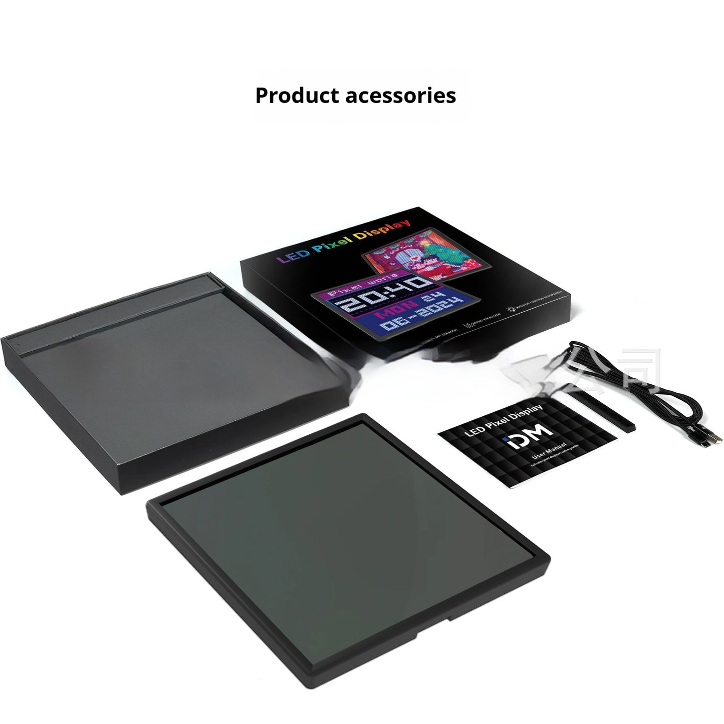Bluetooth Game Tables LED Atmosphere Desktop Decoration DIY Photo Frame Gift Graffiti Pixel Screen - PryTheory