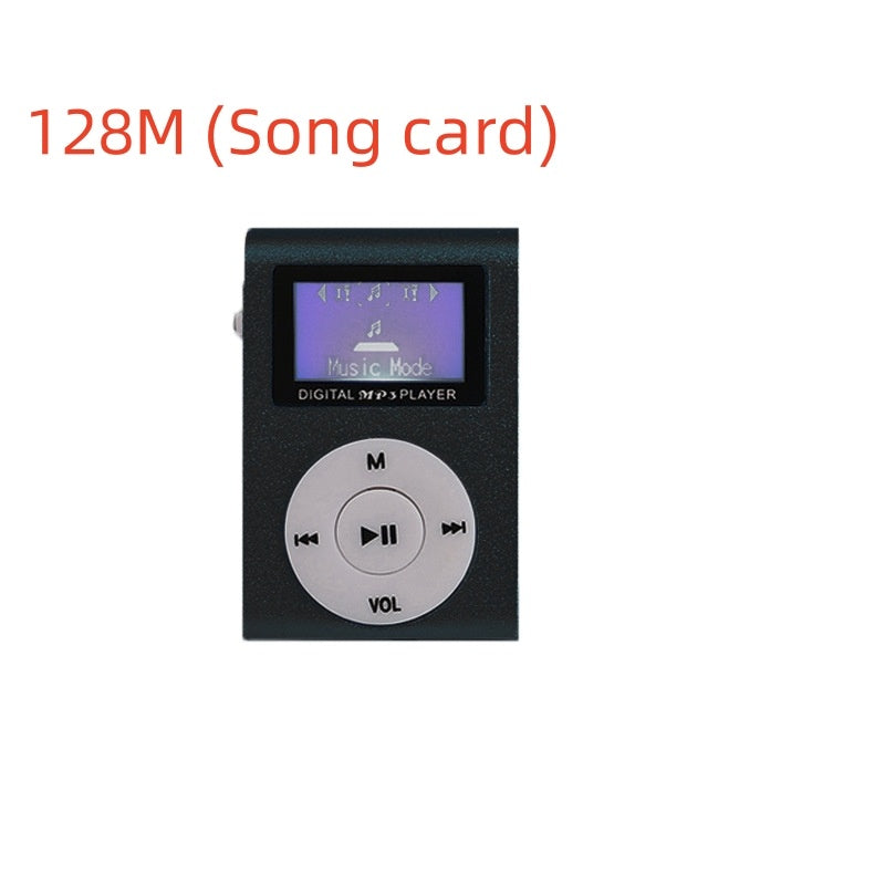 Metal clip mp3 card player cute mini sports iron clip MP3