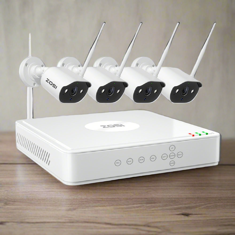 ZOSI Zhou Shi 5 Million HD POE Network Video Recorder Security Remote Outdoor Monitor Suit - PryTheory