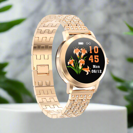 Smart Watch Round Bluetooth Paired Pedometer Heart Rate. - PryTheory