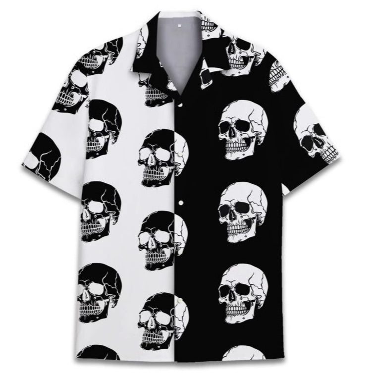 Summer Men's Casual Cuban Collar Suit Collar Hawaiian Shirt - PryTheory