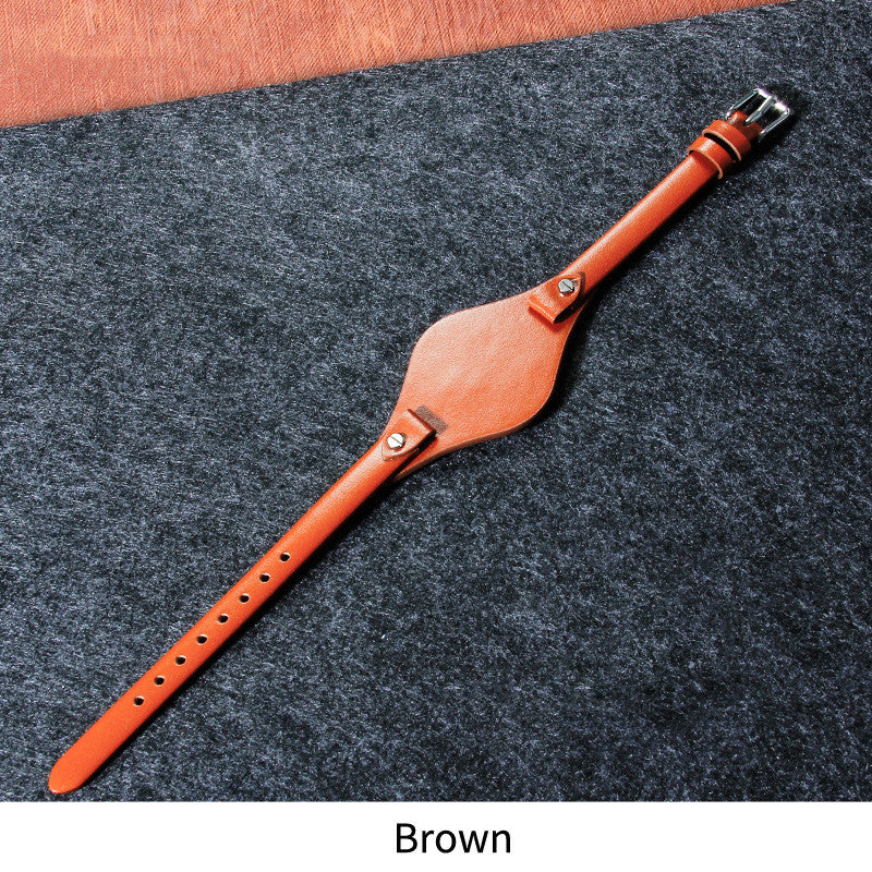 *Genuine Leather Cowhide Lady Tray Watch Band》