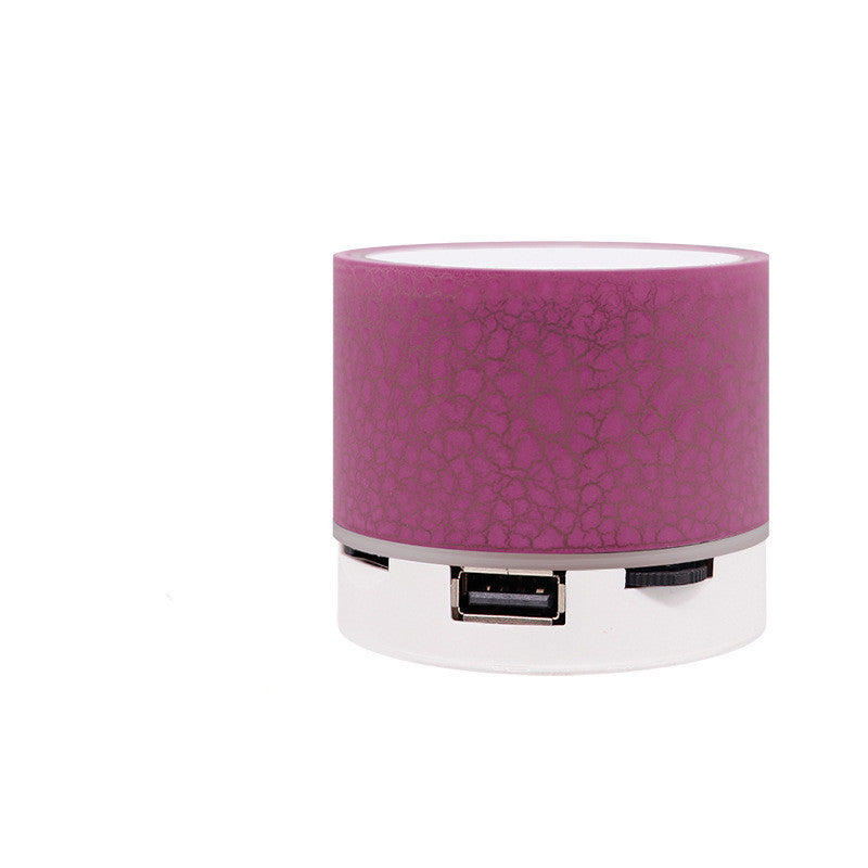 Mini Wireless Bluetooth Speaker Loudspeaker Colorful Light Crack Sound Audio Portable Subwoofer Support TF Card MP3 Player - PryTheory