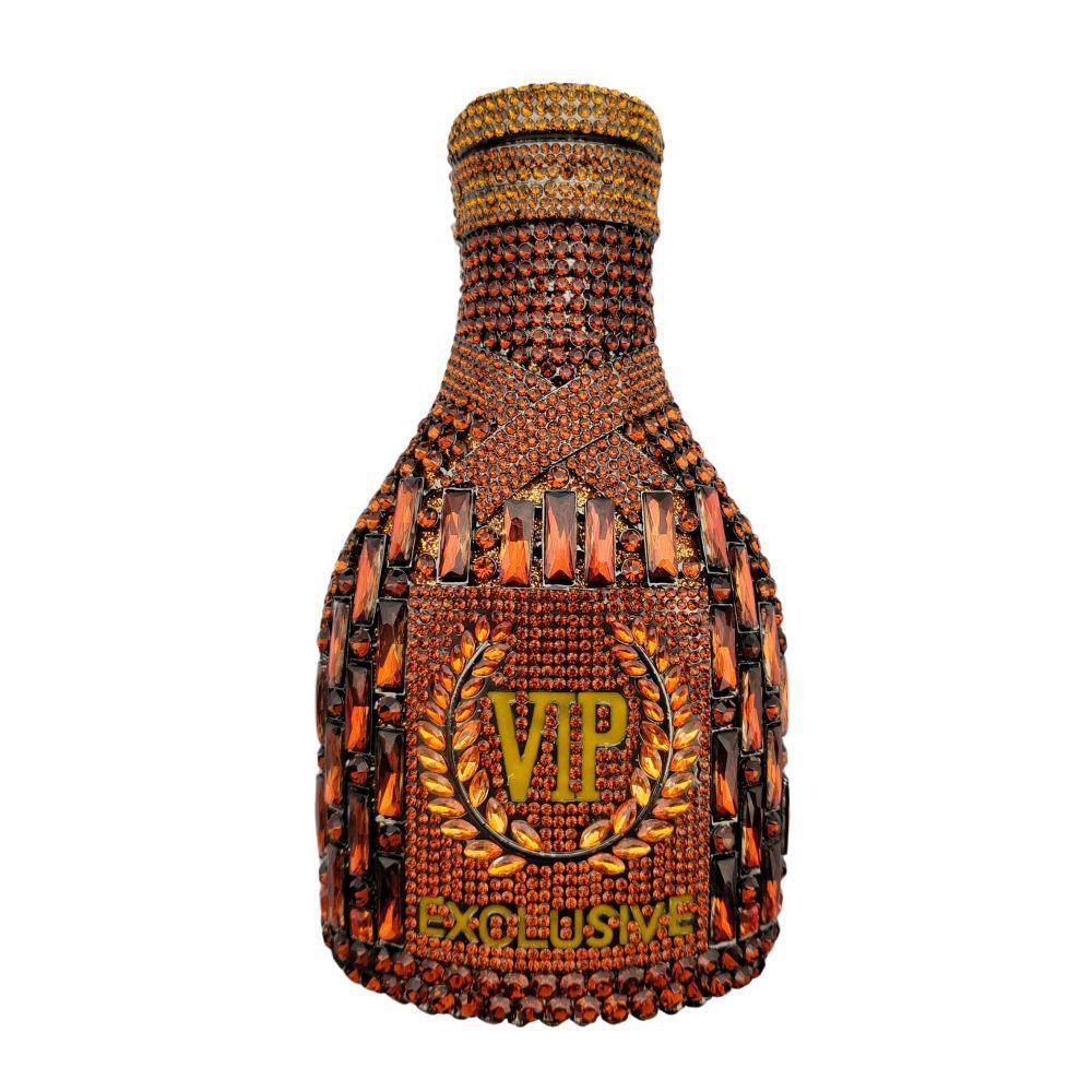 Champagne Bottle Diamond Hand Holding Dinner Bag - PryTheory