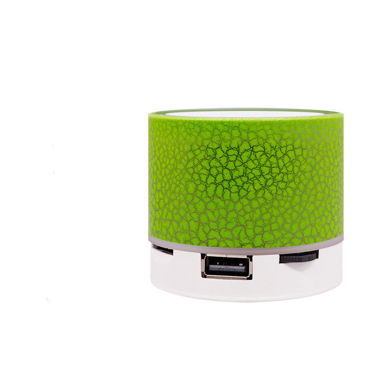 Mini Wireless Bluetooth Speaker Loudspeaker Colorful Light Crack Sound Audio Portable Subwoofer Support TF Card MP3 Player - PryTheory