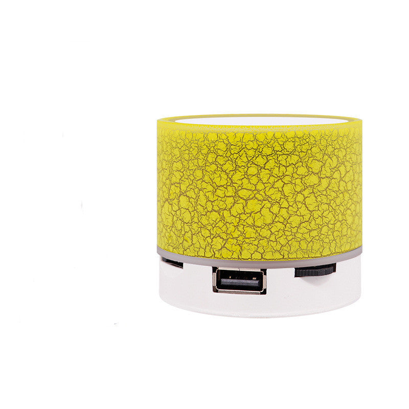 Mini Wireless Bluetooth Speaker Loudspeaker Colorful Light Crack Sound Audio Portable Subwoofer Support TF Card MP3 Player - PryTheory