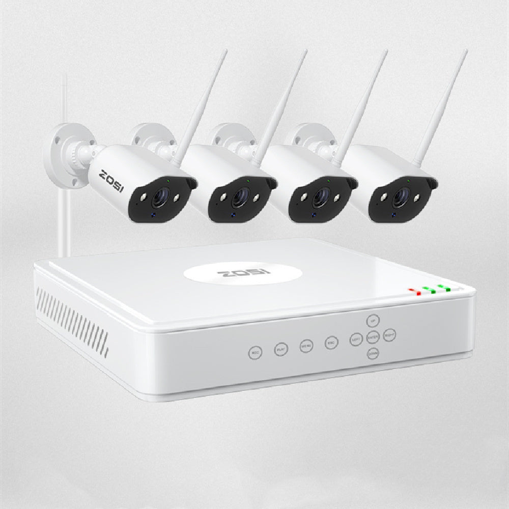 ZOSI Zhou Shi 5 Million HD POE Network Video Recorder Security Remote Outdoor Monitor Suit - PryTheory
