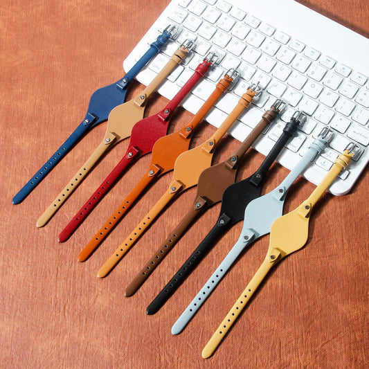 *Genuine Leather Cowhide Lady Tray Watch Band》