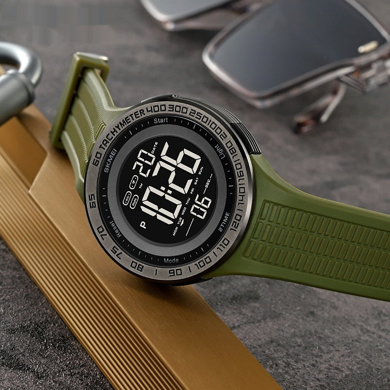 Men's Stylish And Versatile Electronic Watch Luminous Waterproof