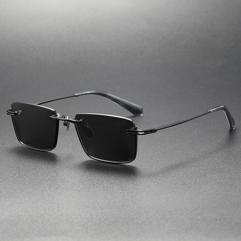 UV-proof Pure Titanium DTX416 With Myopic Glasses Option Fashionable Polarized Sunglasses For Women - PryTheory